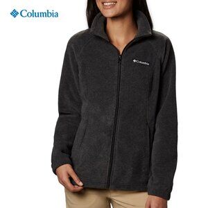 Columbia Women's Benton Springs Full Zip Fleece | Charcoal Heather | Petite S